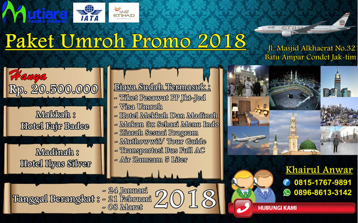 Paket Umroh Promo 2018